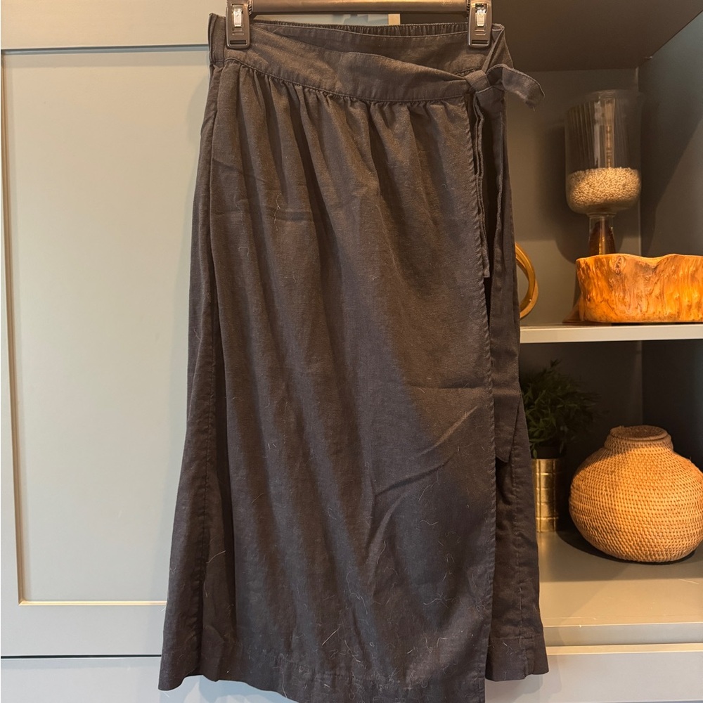 Faux Wrap Skirt